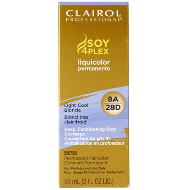 Clairol Professional Soy 4Plex Liquicolor Permanente – 8A Light Cool Blonde – 2 oz - ANNS BEAUTY SUPPLY